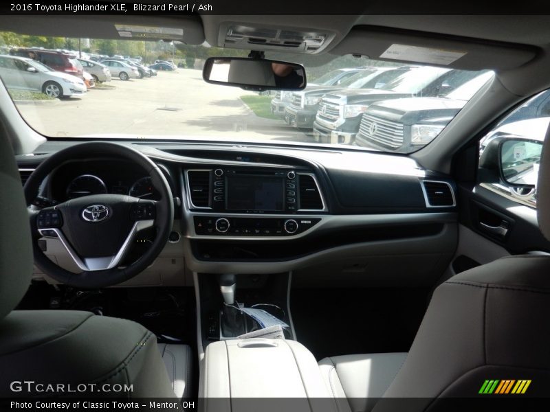 Blizzard Pearl / Ash 2016 Toyota Highlander XLE