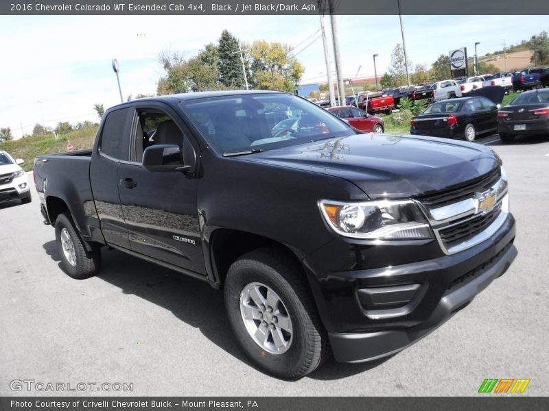 Black / Jet Black/Dark Ash 2016 Chevrolet Colorado WT Extended Cab 4x4