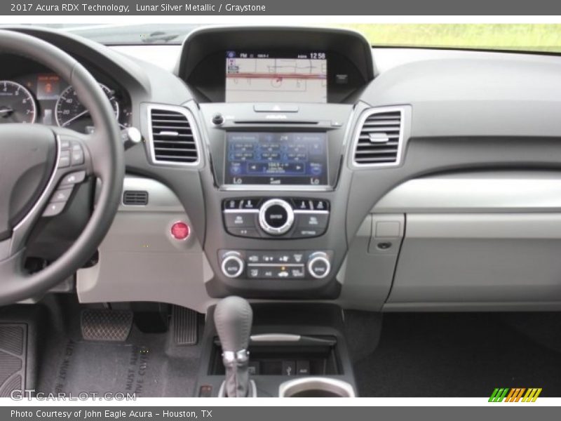 Lunar Silver Metallic / Graystone 2017 Acura RDX Technology