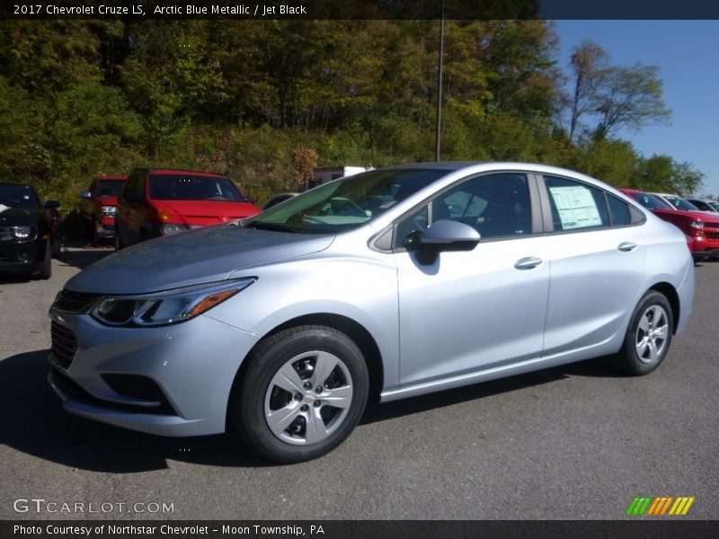 Arctic Blue Metallic / Jet Black 2017 Chevrolet Cruze LS