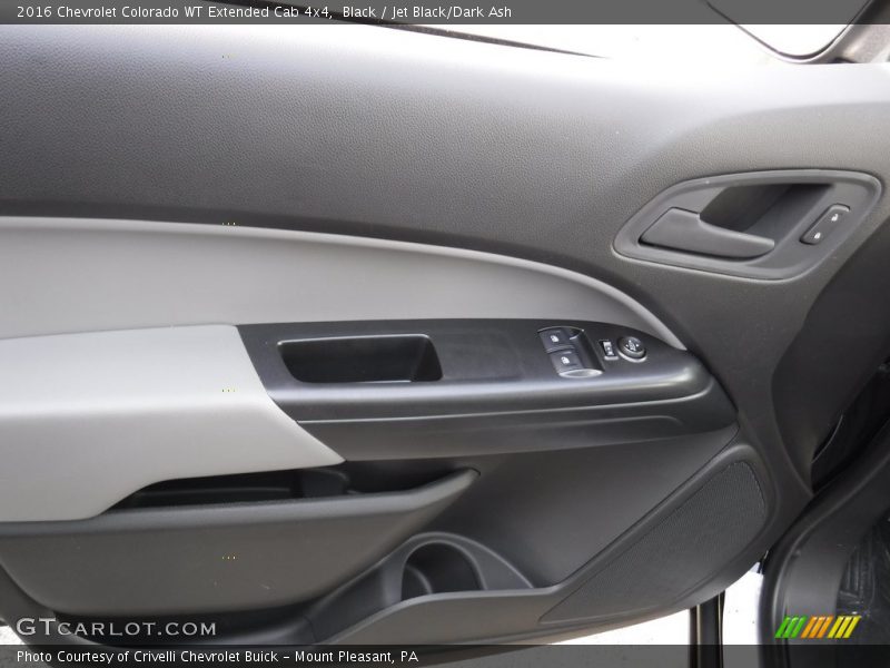 Black / Jet Black/Dark Ash 2016 Chevrolet Colorado WT Extended Cab 4x4