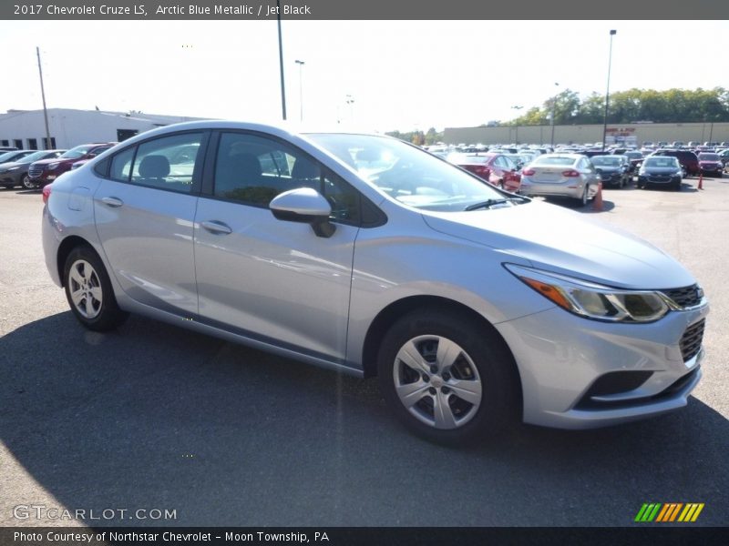 Arctic Blue Metallic / Jet Black 2017 Chevrolet Cruze LS