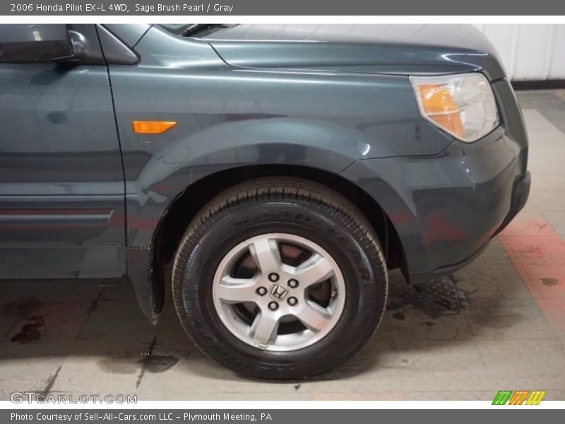 Sage Brush Pearl / Gray 2006 Honda Pilot EX-L 4WD