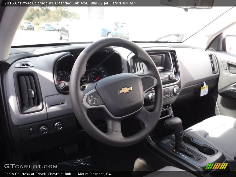 Black / Jet Black/Dark Ash 2016 Chevrolet Colorado WT Extended Cab 4x4