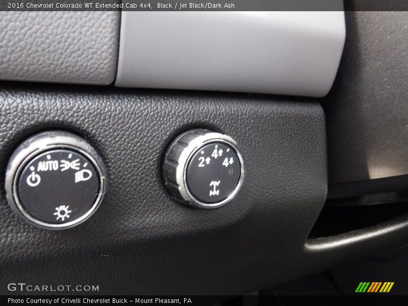 Black / Jet Black/Dark Ash 2016 Chevrolet Colorado WT Extended Cab 4x4