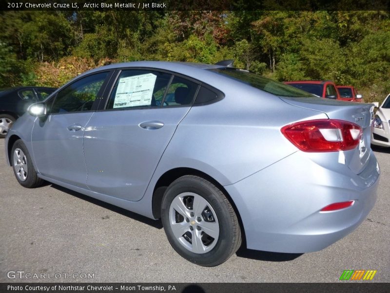 Arctic Blue Metallic / Jet Black 2017 Chevrolet Cruze LS