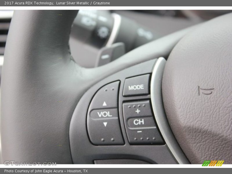 Lunar Silver Metallic / Graystone 2017 Acura RDX Technology