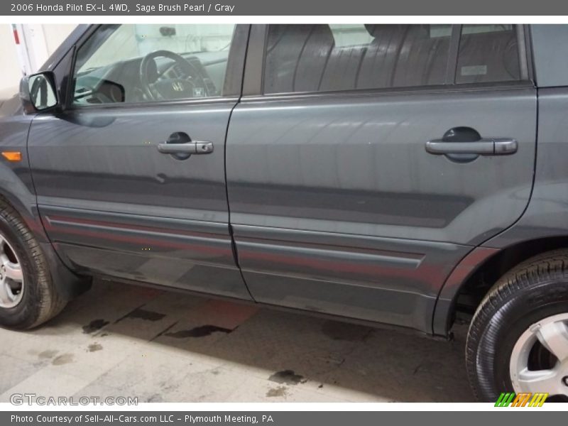 Sage Brush Pearl / Gray 2006 Honda Pilot EX-L 4WD
