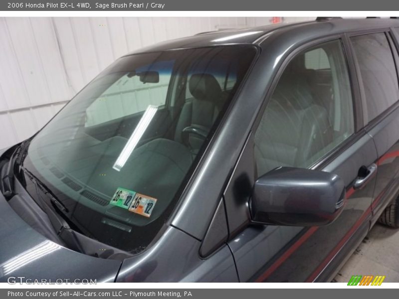 Sage Brush Pearl / Gray 2006 Honda Pilot EX-L 4WD