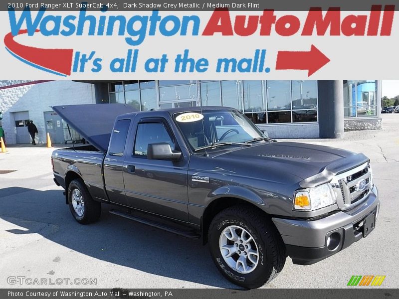 Dark Shadow Grey Metallic / Medium Dark Flint 2010 Ford Ranger XLT SuperCab 4x4