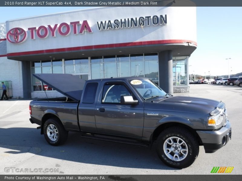 Dark Shadow Grey Metallic / Medium Dark Flint 2010 Ford Ranger XLT SuperCab 4x4