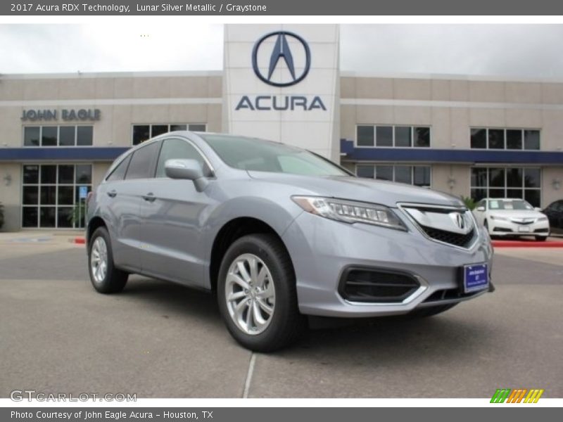Lunar Silver Metallic / Graystone 2017 Acura RDX Technology