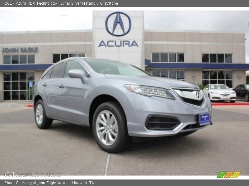 Lunar Silver Metallic / Graystone 2017 Acura RDX Technology