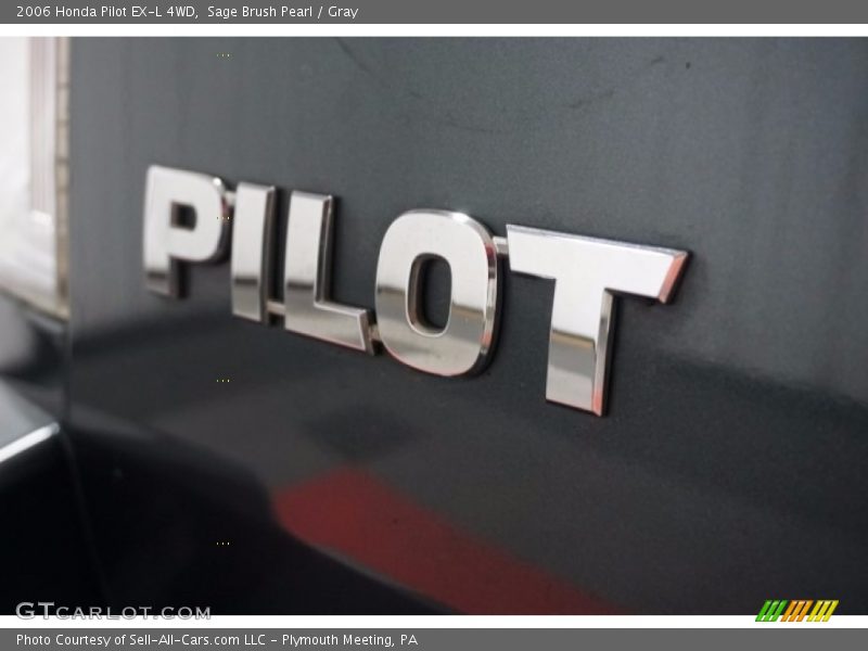 Sage Brush Pearl / Gray 2006 Honda Pilot EX-L 4WD