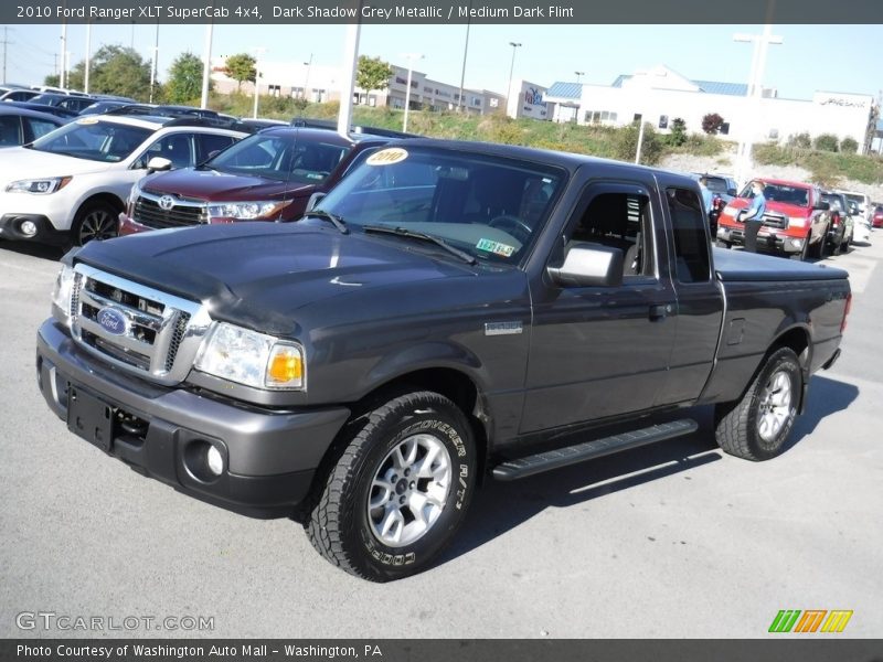 Dark Shadow Grey Metallic / Medium Dark Flint 2010 Ford Ranger XLT SuperCab 4x4