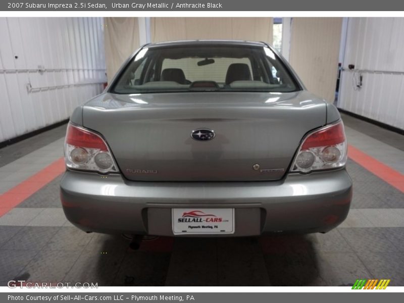 Urban Gray Metallic / Anthracite Black 2007 Subaru Impreza 2.5i Sedan