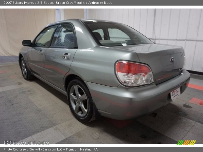 Urban Gray Metallic / Anthracite Black 2007 Subaru Impreza 2.5i Sedan