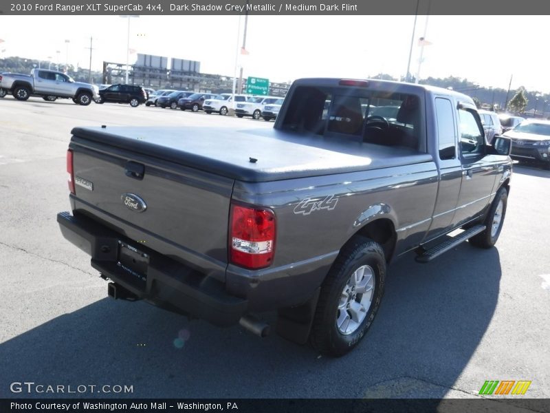 Dark Shadow Grey Metallic / Medium Dark Flint 2010 Ford Ranger XLT SuperCab 4x4