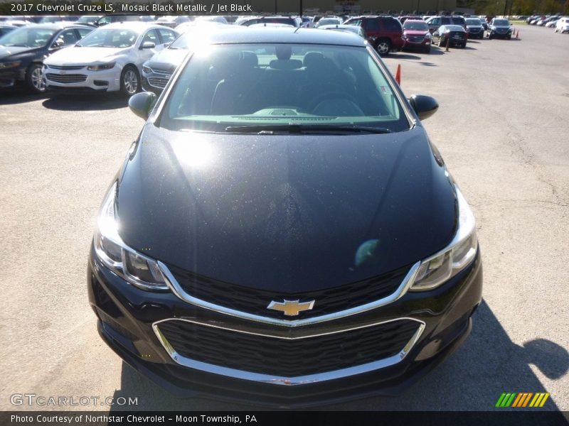 Mosaic Black Metallic / Jet Black 2017 Chevrolet Cruze LS