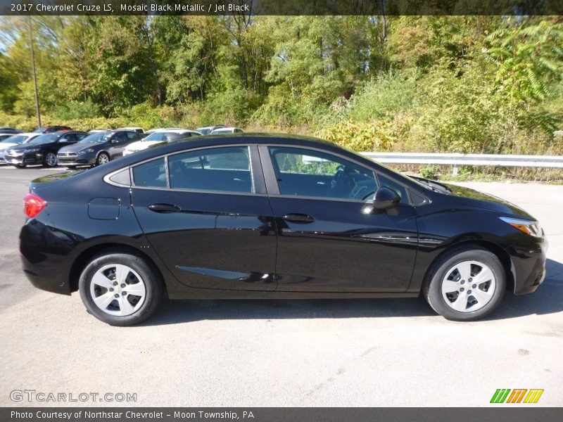 Mosaic Black Metallic / Jet Black 2017 Chevrolet Cruze LS