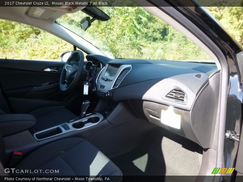 Mosaic Black Metallic / Jet Black 2017 Chevrolet Cruze LS