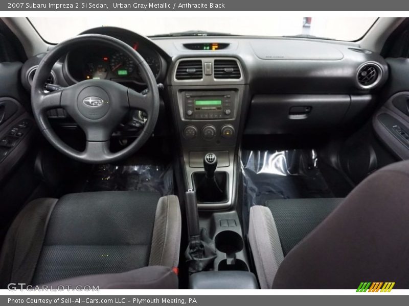 Urban Gray Metallic / Anthracite Black 2007 Subaru Impreza 2.5i Sedan