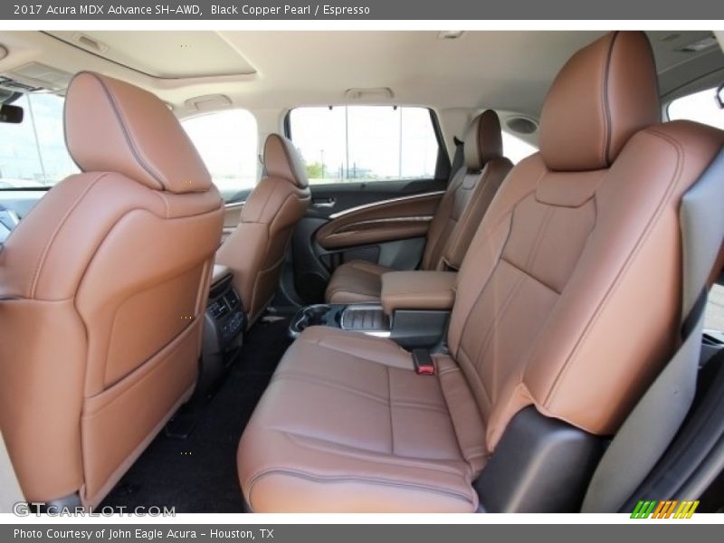 Rear Seat of 2017 MDX Advance SH-AWD