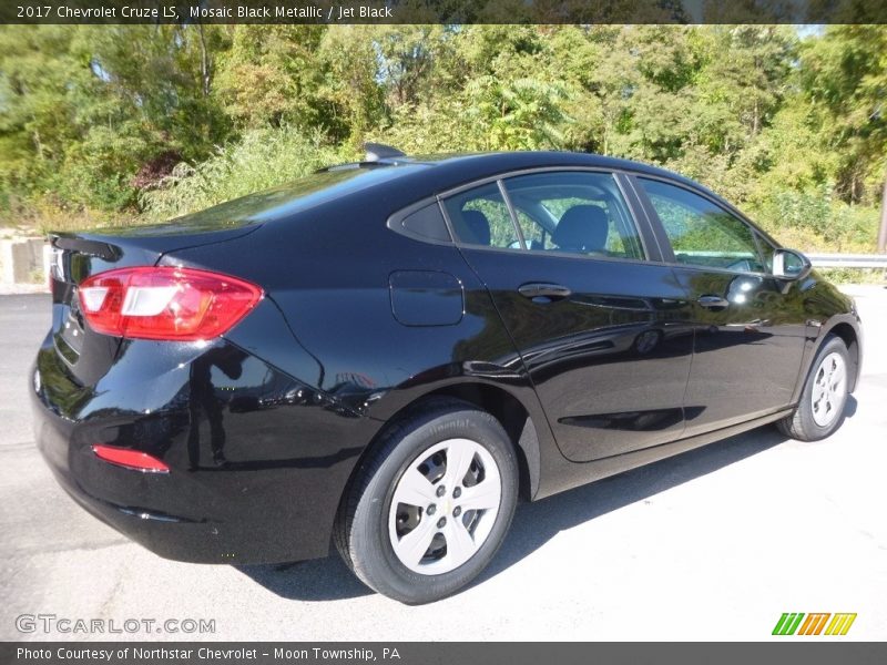Mosaic Black Metallic / Jet Black 2017 Chevrolet Cruze LS