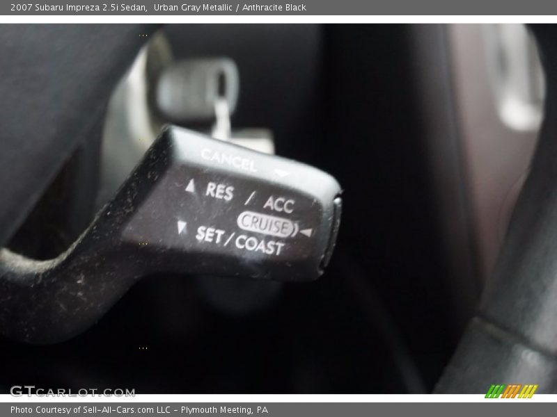 Urban Gray Metallic / Anthracite Black 2007 Subaru Impreza 2.5i Sedan