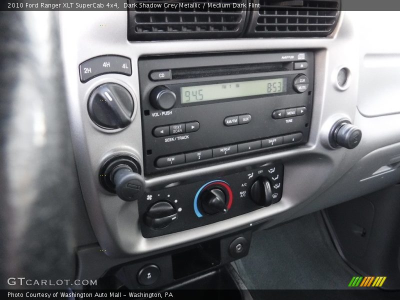Dark Shadow Grey Metallic / Medium Dark Flint 2010 Ford Ranger XLT SuperCab 4x4