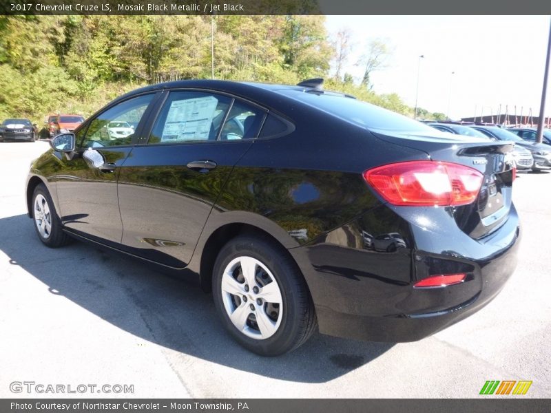 Mosaic Black Metallic / Jet Black 2017 Chevrolet Cruze LS