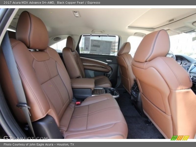 Rear Seat of 2017 MDX Advance SH-AWD