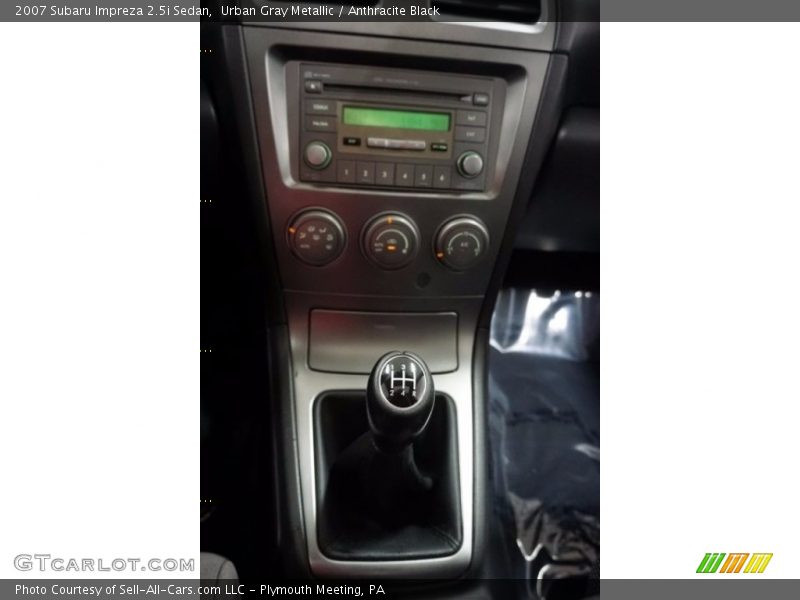 Urban Gray Metallic / Anthracite Black 2007 Subaru Impreza 2.5i Sedan