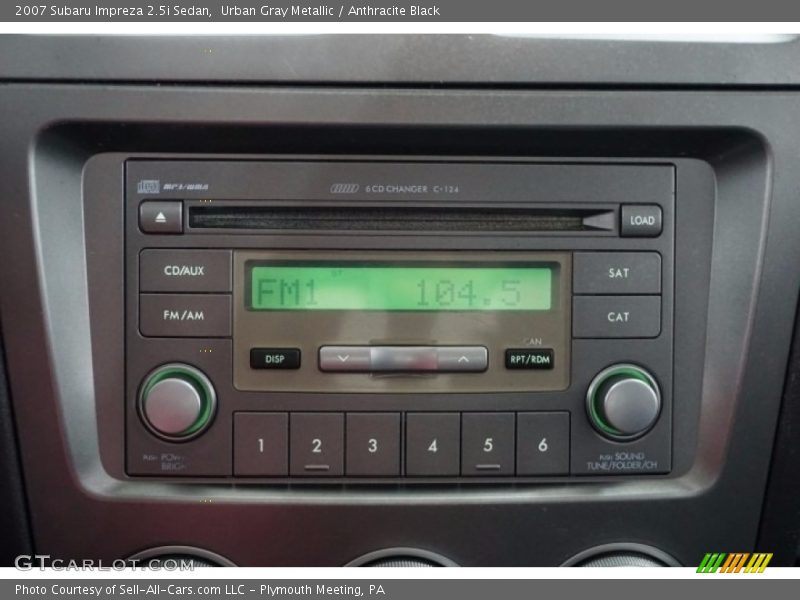 Urban Gray Metallic / Anthracite Black 2007 Subaru Impreza 2.5i Sedan
