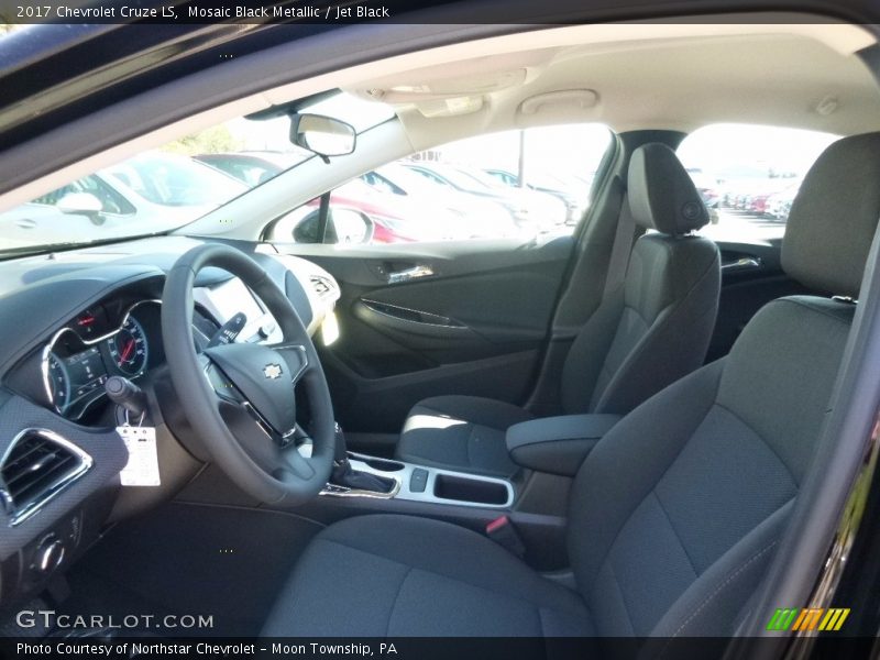 Mosaic Black Metallic / Jet Black 2017 Chevrolet Cruze LS