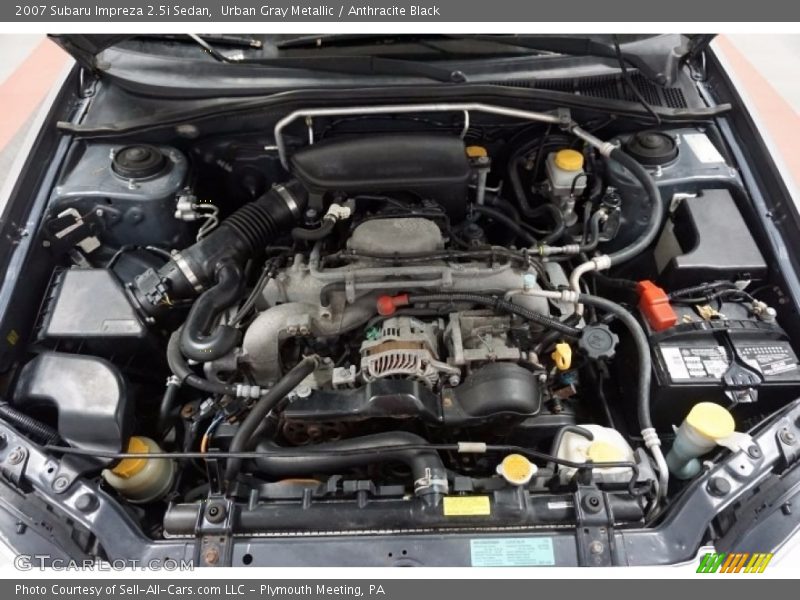Urban Gray Metallic / Anthracite Black 2007 Subaru Impreza 2.5i Sedan