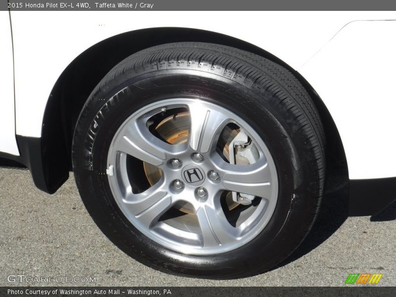 Taffeta White / Gray 2015 Honda Pilot EX-L 4WD
