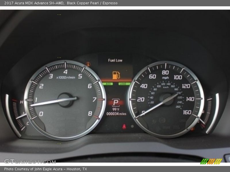  2017 MDX Advance SH-AWD Advance SH-AWD Gauges