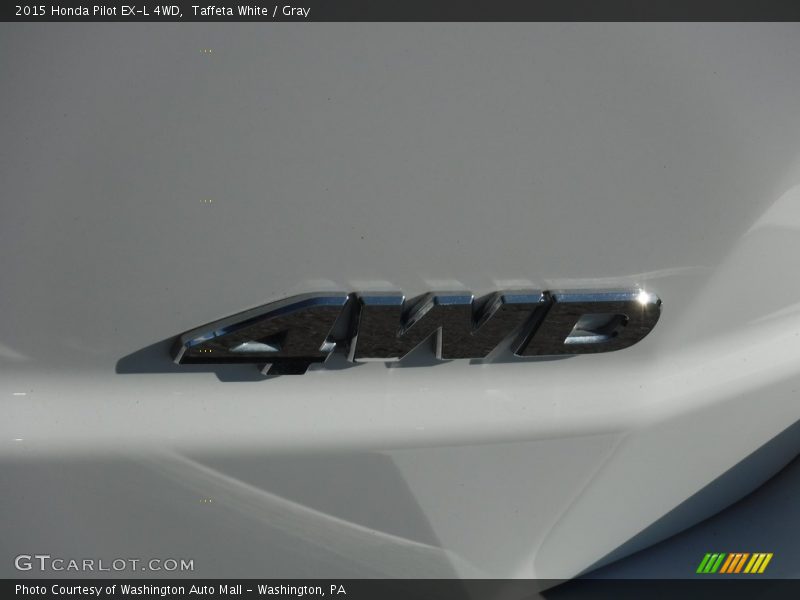 Taffeta White / Gray 2015 Honda Pilot EX-L 4WD