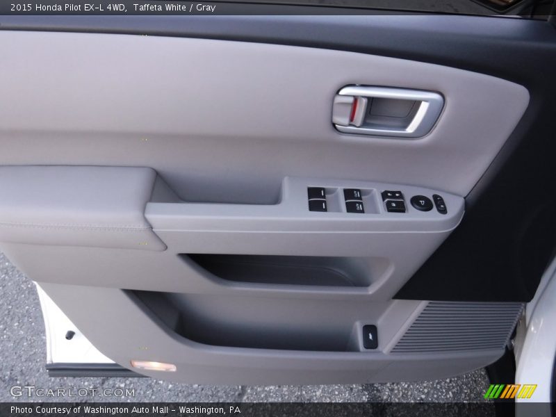 Taffeta White / Gray 2015 Honda Pilot EX-L 4WD