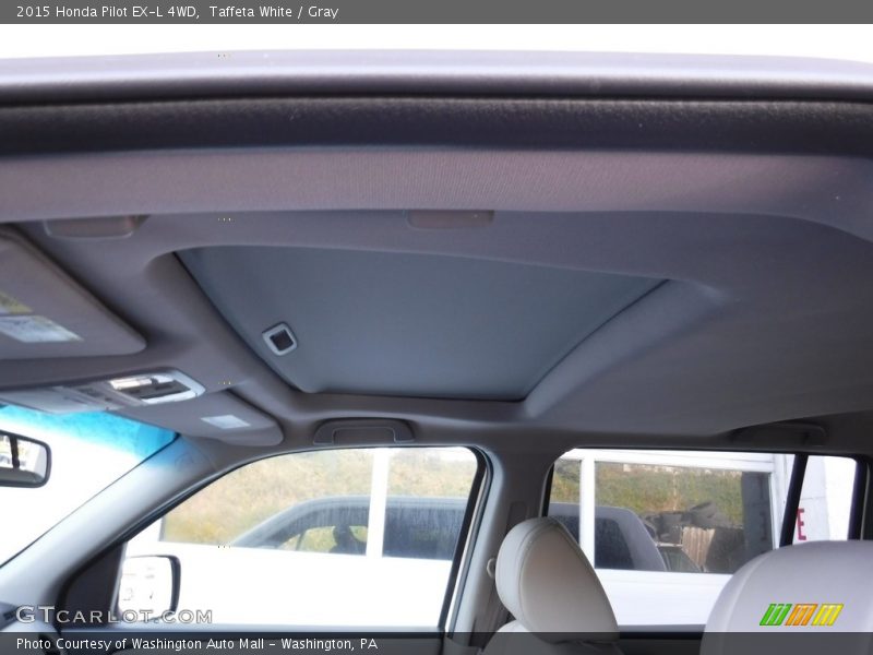 Taffeta White / Gray 2015 Honda Pilot EX-L 4WD