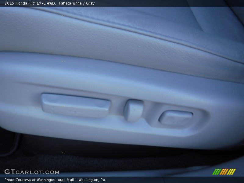 Taffeta White / Gray 2015 Honda Pilot EX-L 4WD