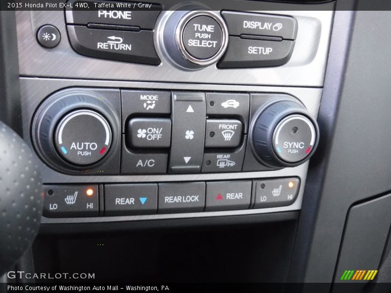 Taffeta White / Gray 2015 Honda Pilot EX-L 4WD