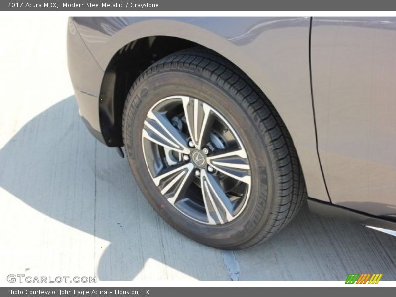 Modern Steel Metallic / Graystone 2017 Acura MDX