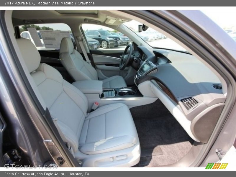 Modern Steel Metallic / Graystone 2017 Acura MDX
