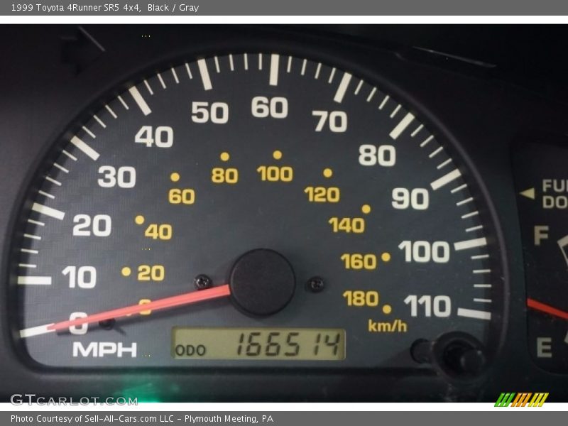 Black / Gray 1999 Toyota 4Runner SR5 4x4