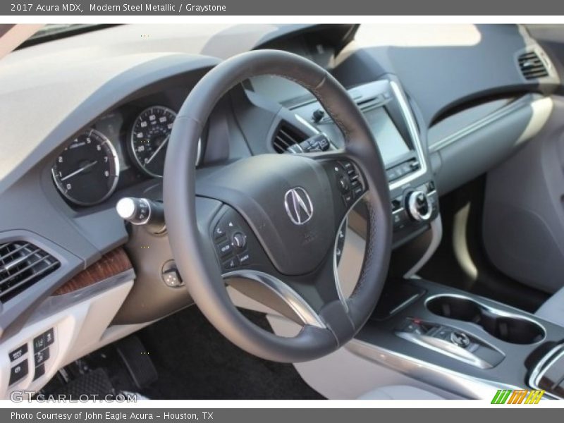 Modern Steel Metallic / Graystone 2017 Acura MDX
