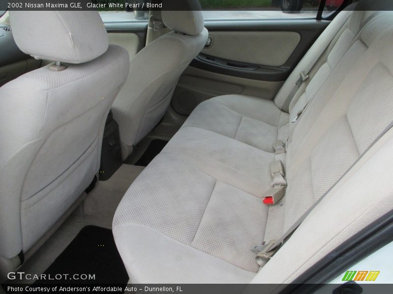 Glacier White Pearl / Blond 2002 Nissan Maxima GLE