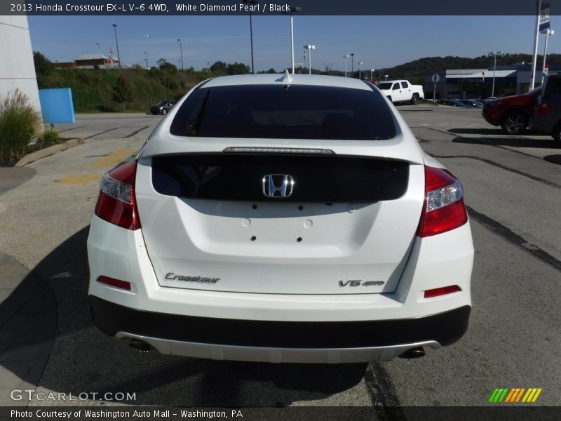 White Diamond Pearl / Black 2013 Honda Crosstour EX-L V-6 4WD