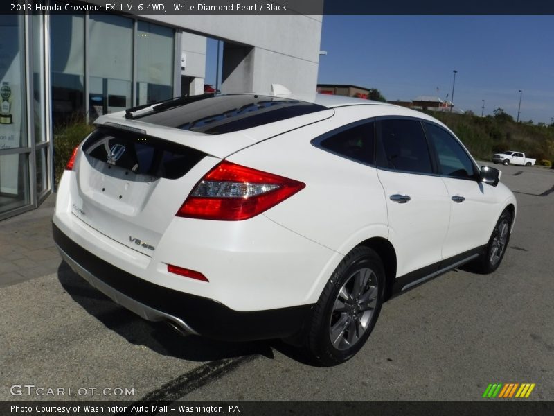 White Diamond Pearl / Black 2013 Honda Crosstour EX-L V-6 4WD